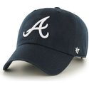 47-brand-curved-brim-front-logo-mlb-atlanta-braves-navy-blue-cap