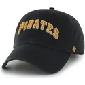 lippikset-kaareva-musta-saadettava-nauha-nombre-pittsburgh-pirates-mlb-47-brand