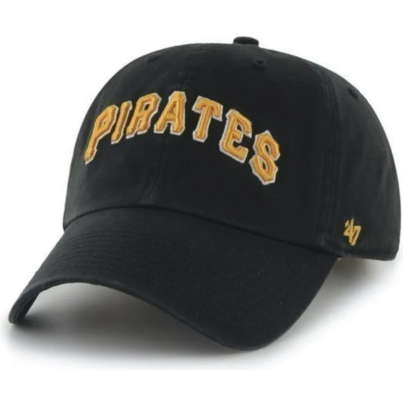lippikset-kaareva-musta-saadettava-nauha-nombre-pittsburgh-pirates-mlb-47-brand lippikset-kaareva-musta-saadettava-nauha-nombre-pittsburgh-pirates-mlb-47-brand