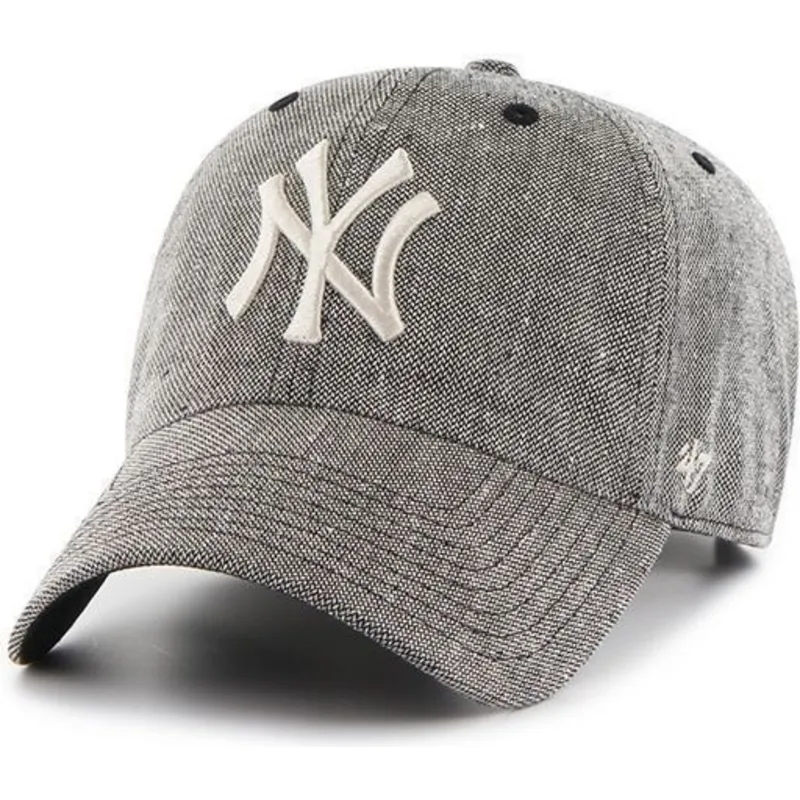 lippikset-kaareva-musta-saadettava-nauha-new-york-yankees-mlb-47-brand