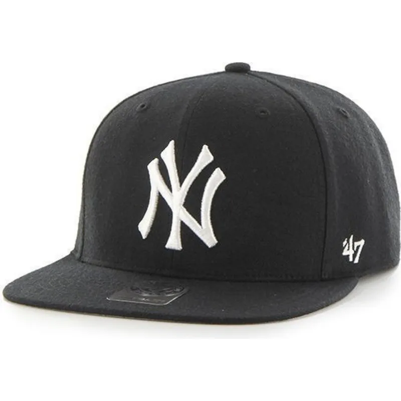 lippikset-littea-musta-snapback-lapsille-new-york-yankees-mlb-47-brand
