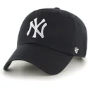 lippikset-kaareva-musta-saadettava-nauha-lapsille-new-york-yankees-mlb-47-brand