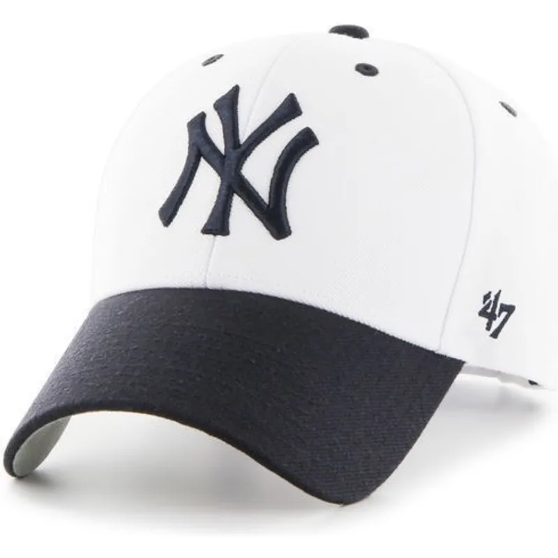lippikset-kaareva-valkoinen-saadettava-nauha-new-york-yankees-mlb-47-brand lippikset-kaareva-valkoinen-saadettava-nauha-new-york-yankees-mlb-47-brand