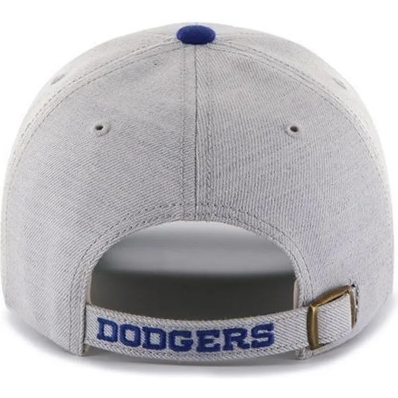 lippikset-kaareva-harmaa-saadettava-nauha-los-angeles-dodgers-mlb-47-brand