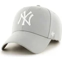 cap-kaareva-gray-adjustable-strap-new-york-yankees-mlb-47-brand