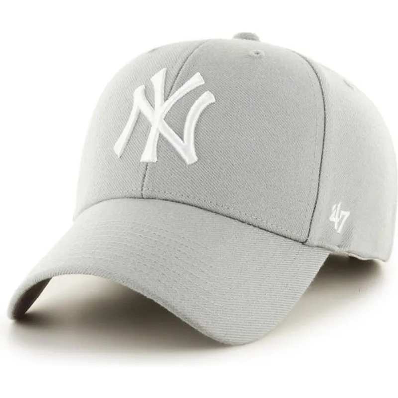 cap-kaareva-gray-adjustable-strap-new-york-yankees-mlb-47-brand