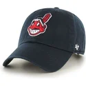 lippikset-kaareva-laivastonsininen-saadettava-nauha-cleveland-indians-mlb-47-brand