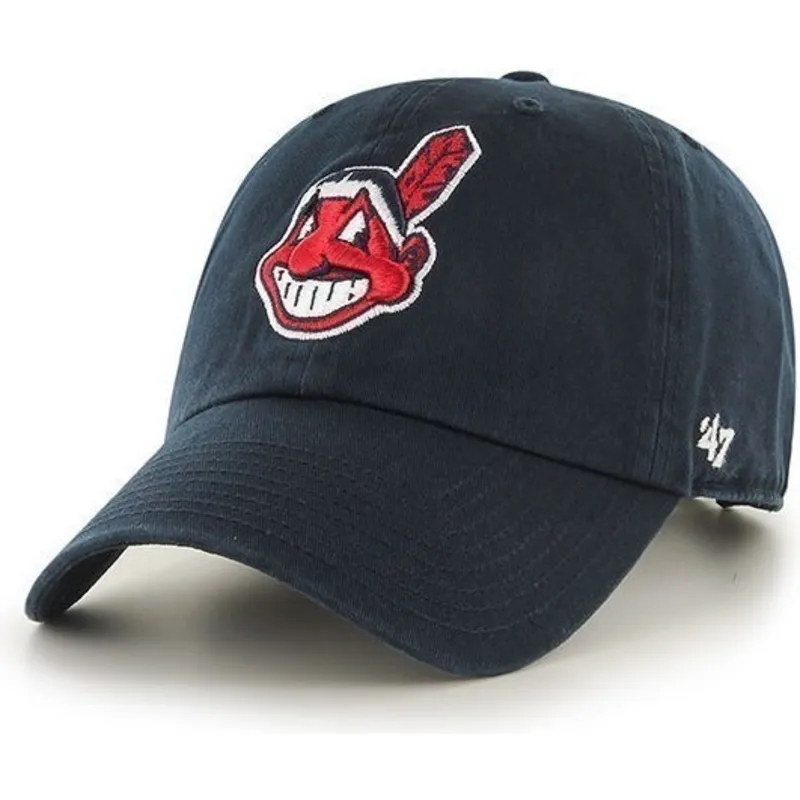 lippikset-kaareva-laivastonsininen-saadettava-nauha-cleveland-indians-mlb-47-brand lippikset-kaareva-laivastonsininen-saadettava-nauha-cleveland-indians-mlb-47-brand