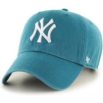 Cap kaareva green adjustable strap azulado New York Yankees MLB 47 Brand