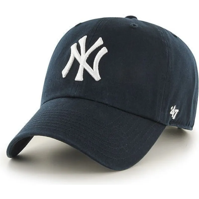 lippikset-kaareva-laivastonsininen-saadettava-nauha-new-york-yankees-mlb-47-brand