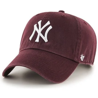lippikset-kaareva-punainen-saadettava-nauha-new-york-yankees-mlb-47-brand