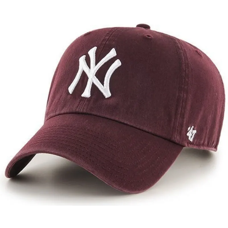 lippikset-kaareva-punainen-saadettava-nauha-new-york-yankees-mlb-47-brand