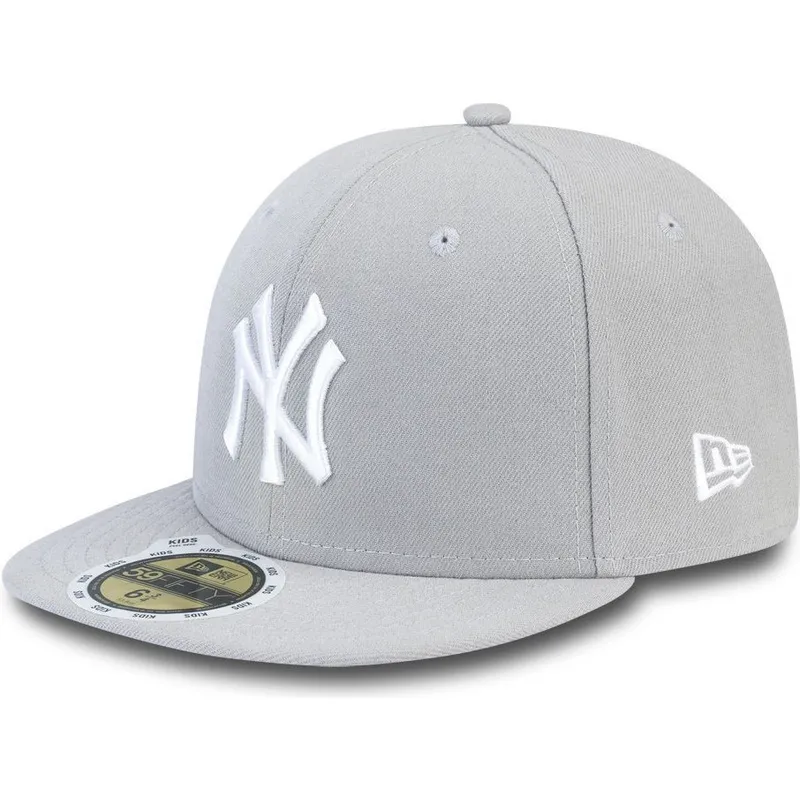 lippikset-littea-harmaa-istuva-lapsille-59fifty-essential-new-york-yankees-mlb-new-era