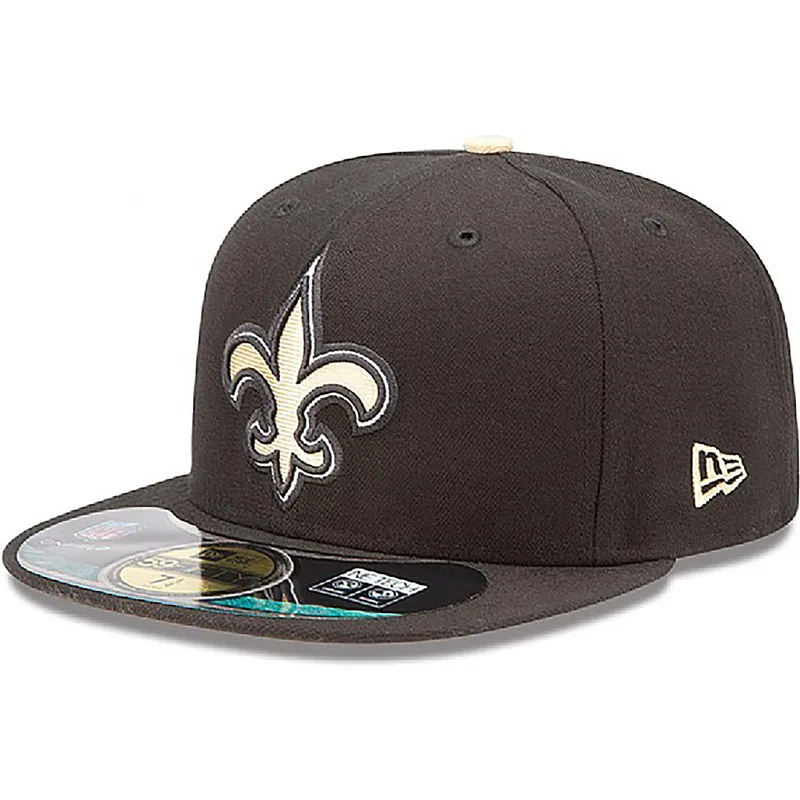 lippikset-littea-musta-istuva-59fifty-authentic-on-field-game-new-orleans-saints-nfl-new-era