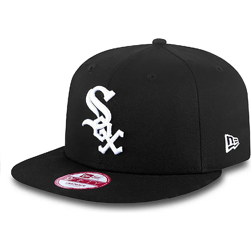 lippikset-littea-musta-snapback-9fifty-essential-chicago-white-sox-mlb-new-era