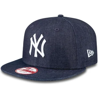 lippikset-littea-laivastonsininen-snapback-9fifty-essential-denim-new-york-yankees-mlb-new-era