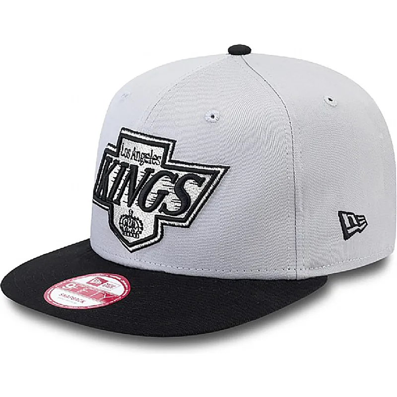 lippikset-littea-harmaa-snapback-9fifty-cotton-block-los-angeles-kings-nhl-new-era