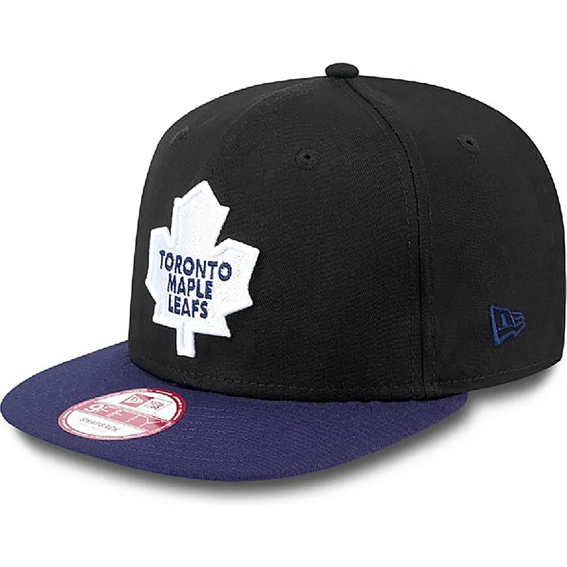 lippikset-littea-musta-snapback-9fifty-cotton-block-toronto-maple-leafs-nhl-new-era