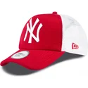 lippikset-kaareva-rekka-punainen-snapback-clean-a-frame-new-york-yankees-mlb-new-era