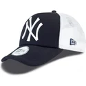 new-era-clean-a-frame-new-york-yankees-mlb-navy-blue-trucker-hat