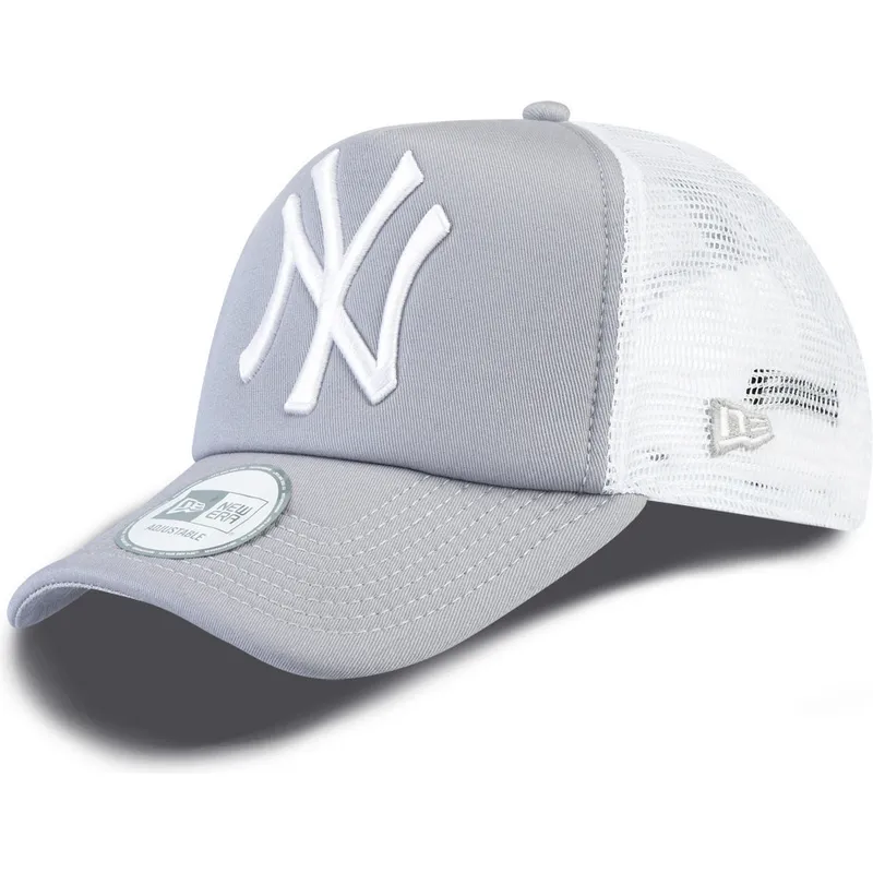 lippikset-kaareva-rekka-harmaa-snapback-clean-a-frame-new-york-yankees-mlb-new-era lippikset-kaareva-rekka-harmaa-snapback-clean-a-frame-new-york-yankees-mlb-new-era