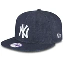 cap-littea-navy-blue-snapback-lapsille-9fifty-essential-denim-new-york-yankees-mlb-new-era