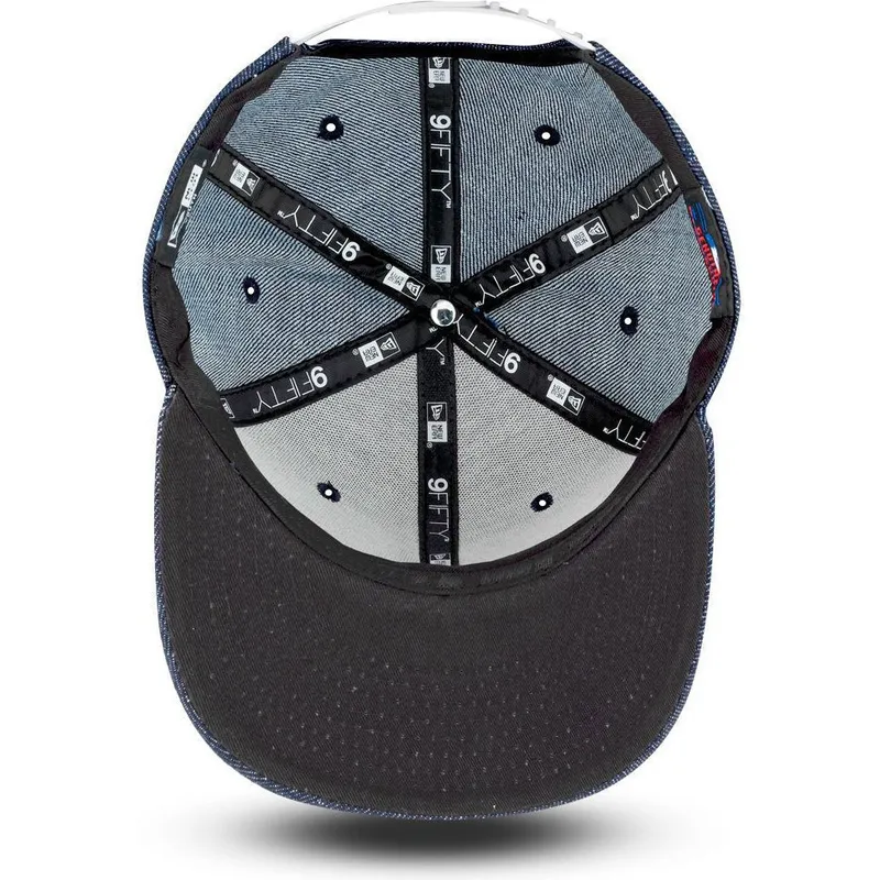cap-littea-navy-blue-snapback-lapsille-9fifty-essential-denim-new-york-yankees-mlb-new-era cap-littea-navy-blue-snapback-lapsille-9fifty-essential-denim-new-york-yankees-mlb-new-era